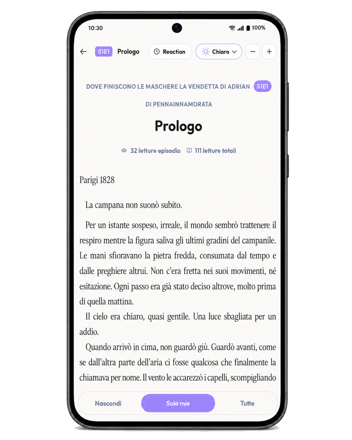Readzilla su smartphone